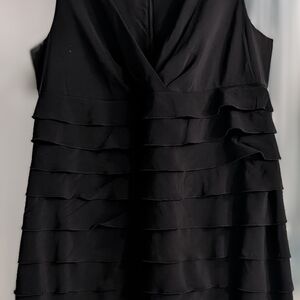 Marks & Spencer Black Layered Mini Dress
